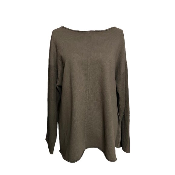Knomadik by Daniel Patrick Mens Long Sleeve Top Size Xs Extra Small Brown Green - Picture 1 of 8